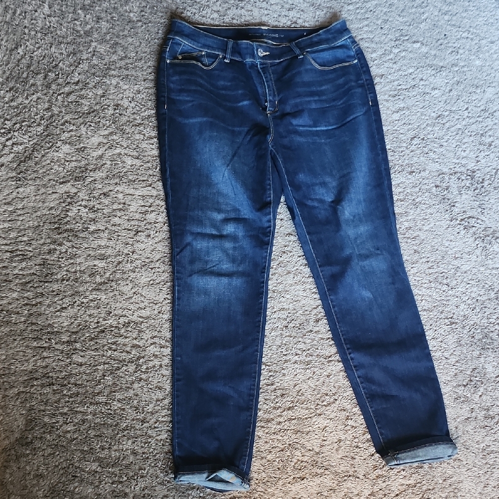 Chico's Dark Blue Jeggings Size 1.5